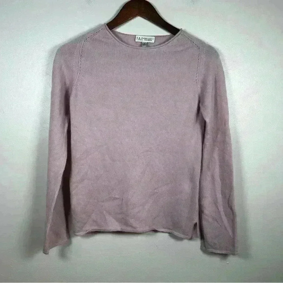 Neiman Marcus Pink Cashmere Sweater - Picture 1 of 4